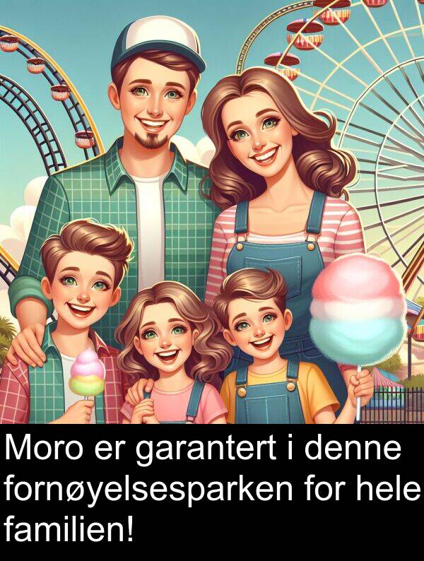 familien: Moro er garantert i denne fornøyelsesparken for hele familien!