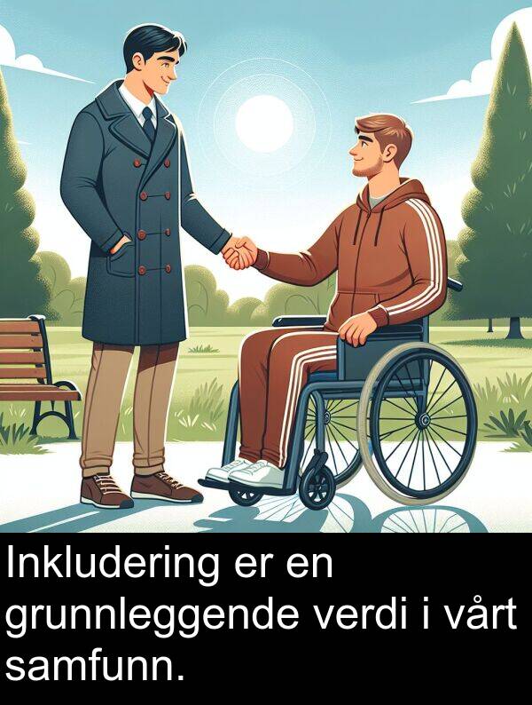 grunnleggende: Inkludering er en grunnleggende verdi i vårt samfunn.