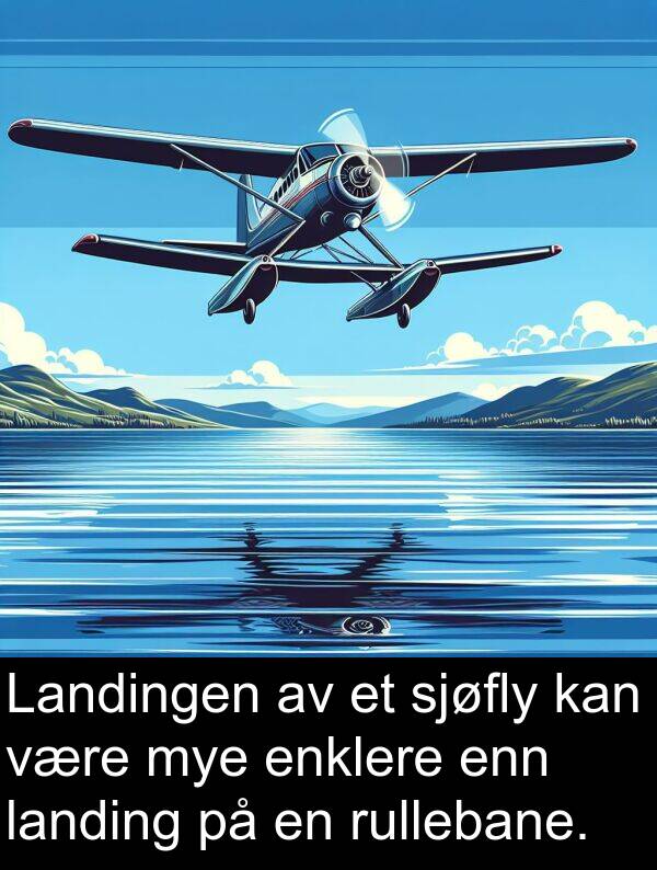 sjøfly: Landingen av et sjøfly kan være mye enklere enn landing på en rullebane.