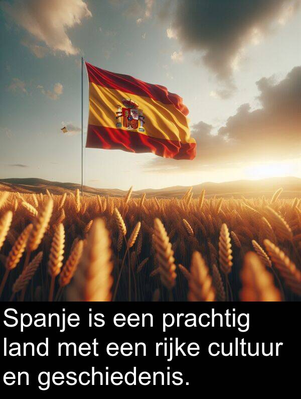 geschiedenis: Spanje is een prachtig land met een rijke cultuur en geschiedenis.