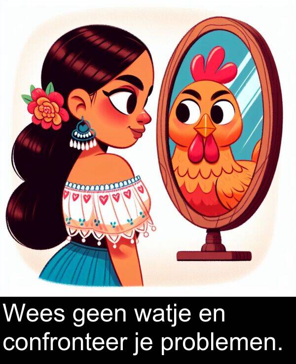 problemen: Wees geen watje en confronteer je problemen.