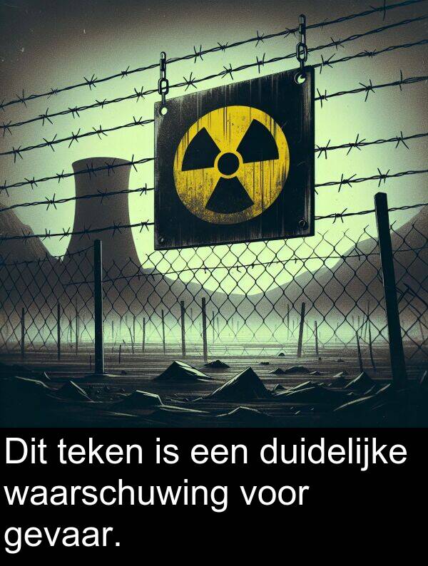 gevaar: Dit teken is een duidelijke waarschuwing voor gevaar.