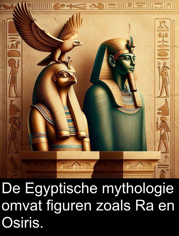 mythologie: De Egyptische mythologie omvat figuren zoals Ra en Osiris.