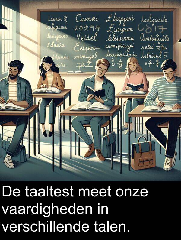 taaltest: De taaltest meet onze vaardigheden in verschillende talen.