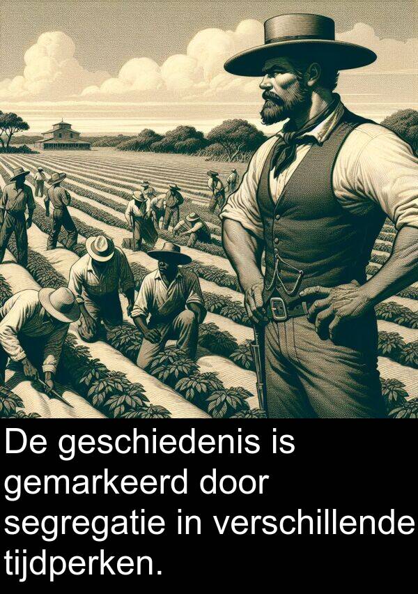 geschiedenis: De geschiedenis is gemarkeerd door segregatie in verschillende tijdperken.
