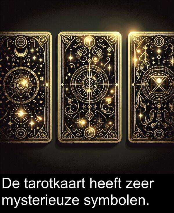 tarotkaart: De tarotkaart heeft zeer mysterieuze symbolen.