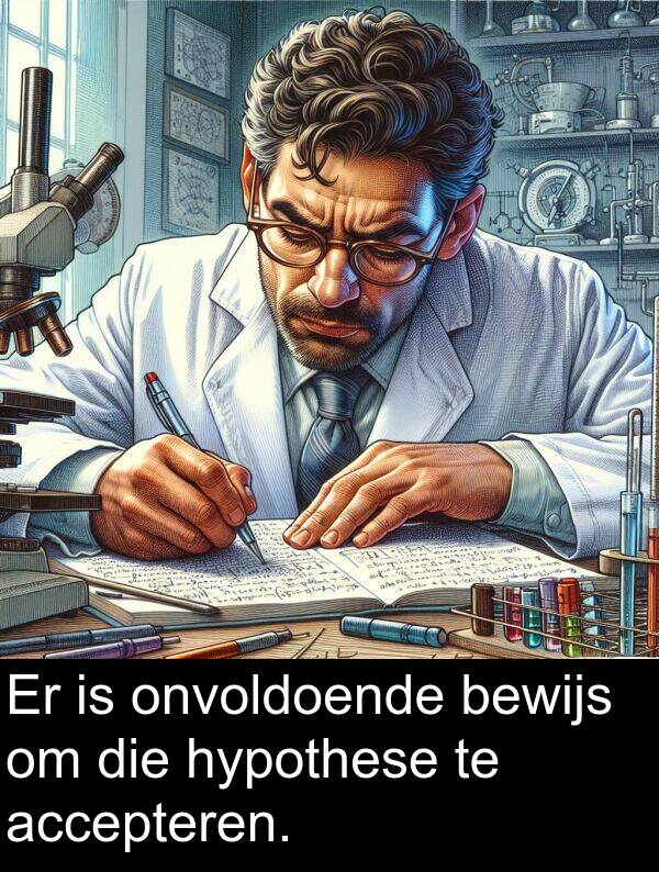 onvoldoende: Er is onvoldoende bewijs om die hypothese te accepteren.