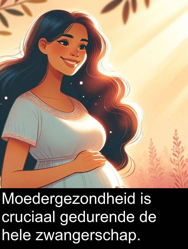 zwangerschap: Moedergezondheid is cruciaal gedurende de hele zwangerschap.