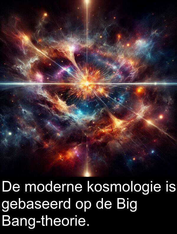 kosmologie: De moderne kosmologie is gebaseerd op de Big Bang-theorie.