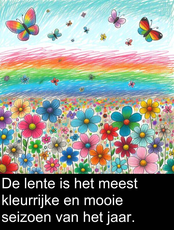 seizoen: De lente is het meest kleurrijke en mooie seizoen van het jaar.
