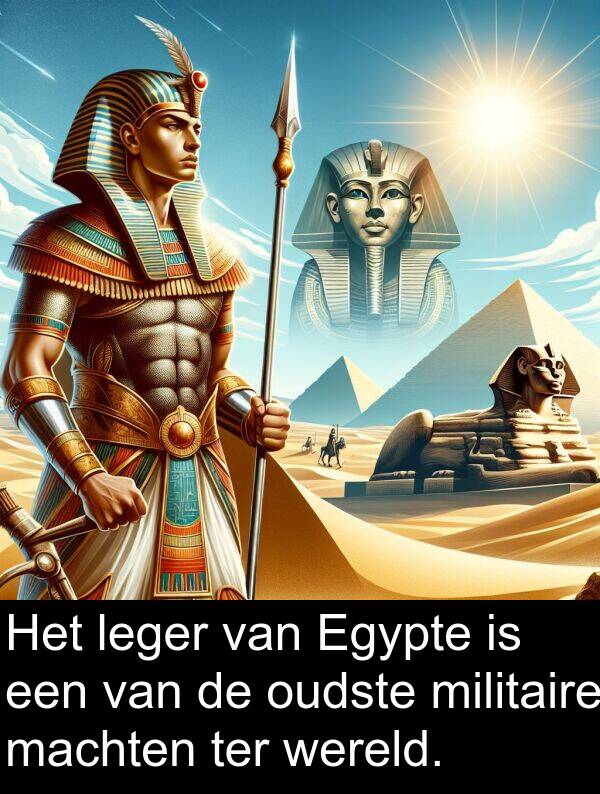 leger: Het leger van Egypte is een van de oudste militaire machten ter wereld.