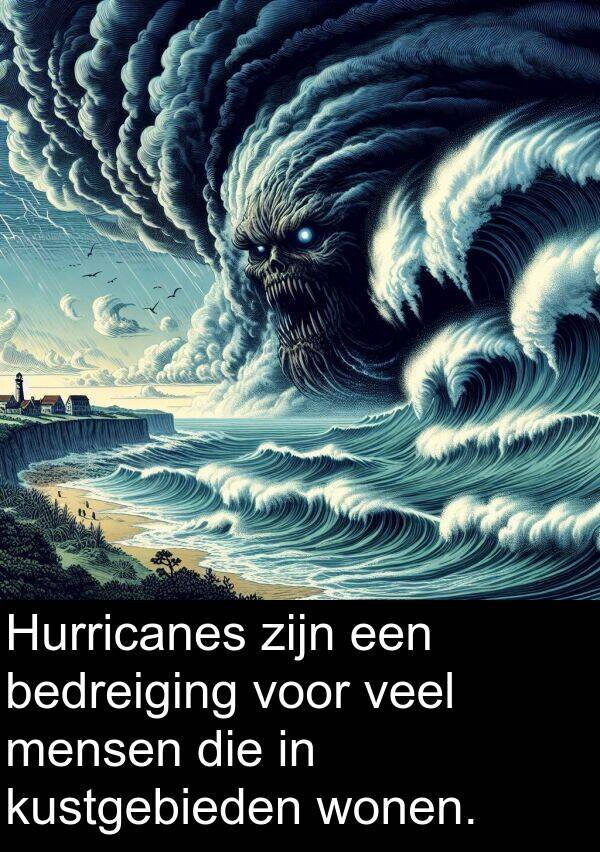 wonen: Hurricanes zijn een bedreiging voor veel mensen die in kustgebieden wonen.
