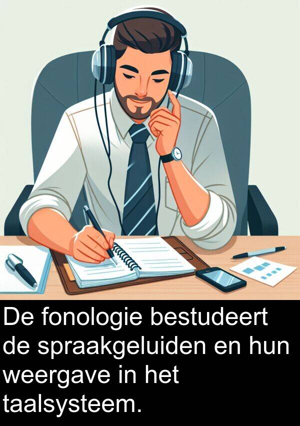 fonologie: De fonologie bestudeert de spraakgeluiden en hun weergave in het taalsysteem.