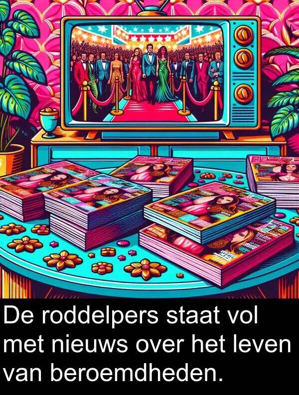 beroemdheden: De roddelpers staat vol met nieuws over het leven van beroemdheden.