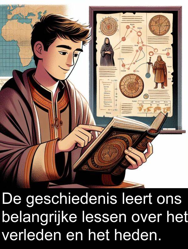 belangrijke: De geschiedenis leert ons belangrijke lessen over het verleden en het heden.