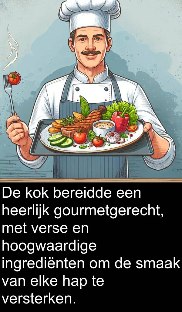 gourmetgerecht: De kok bereidde een heerlijk gourmetgerecht, met verse en hoogwaardige ingrediënten om de smaak van elke hap te versterken.