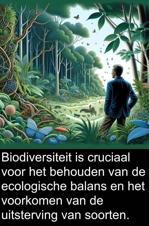 voorkomen: Biodiversiteit is cruciaal voor het behouden van de ecologische balans en het voorkomen van de uitsterving van soorten.
