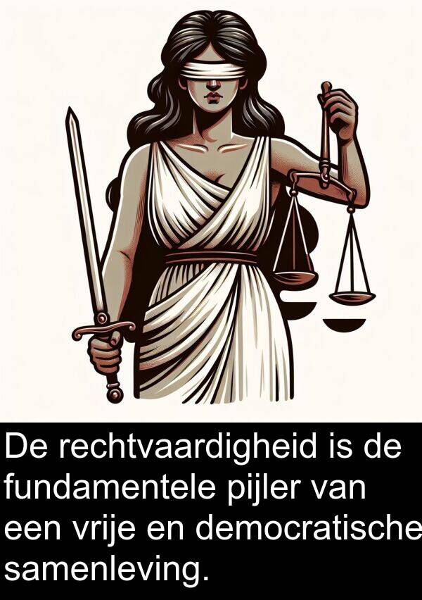 fundamentele: De rechtvaardigheid is de fundamentele pijler van een vrije en democratische samenleving.