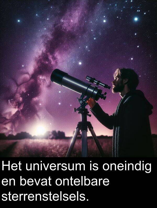 sterrenstelsels: Het universum is oneindig en bevat ontelbare sterrenstelsels.