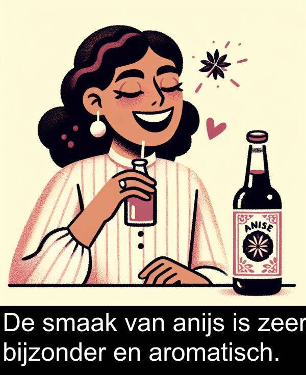 zeer: De smaak van anijs is zeer bijzonder en aromatisch.