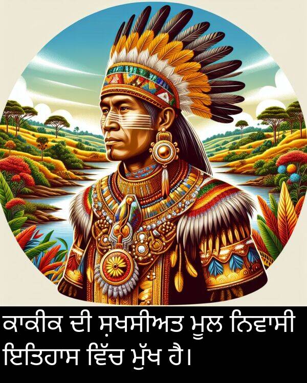 ਸ਼ਖਸੀਅਤ: ਕਾਕੀਕ ਦੀ ਸ਼ਖਸੀਅਤ ਮੂਲ ਨਿਵਾਸੀ ਇਤਿਹਾਸ ਵਿੱਚ ਮੁੱਖ ਹੈ।