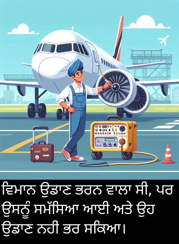 ਸਕਿਆ।: ਵਿਮਾਨ ਉਡਾਣ ਭਰਨ ਵਾਲਾ ਸੀ, ਪਰ ਉਸਨੂੰ ਸਮੱਸਿਆ ਆਈ ਅਤੇ ਉਹ ਉਡਾਣ ਨਹੀਂ ਭਰ ਸਕਿਆ।