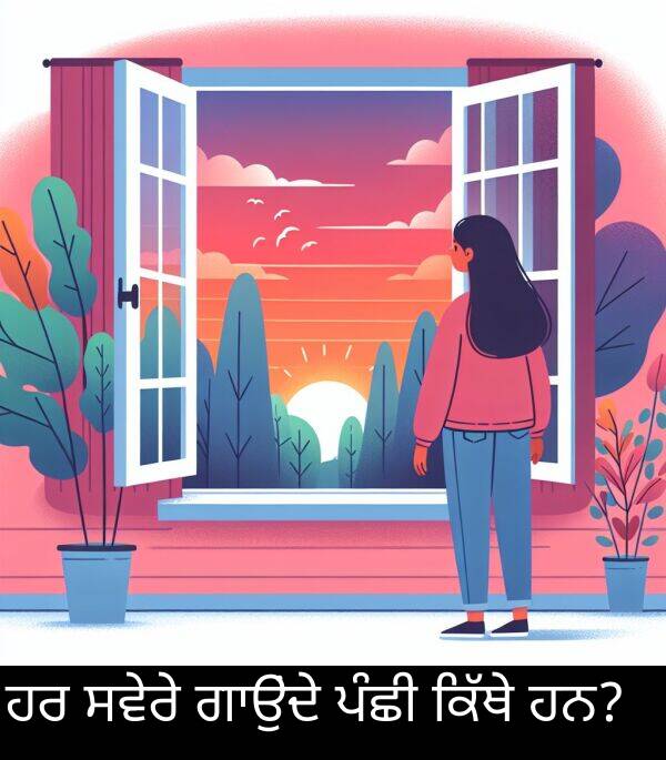 ਸਵੇਰੇ: ਹਰ ਸਵੇਰੇ ਗਾਉਂਦੇ ਪੰਛੀ ਕਿੱਥੇ ਹਨ?