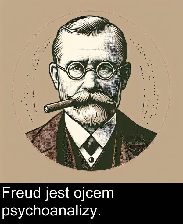 psychoanalizy: Freud jest ojcem psychoanalizy.