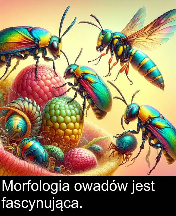 fascynująca: Morfologia owadów jest fascynująca.