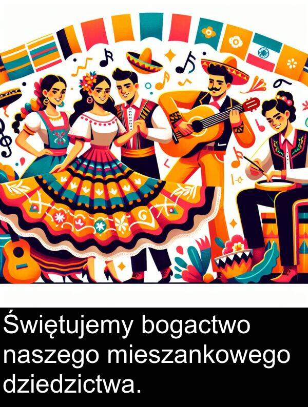 naszego: Świętujemy bogactwo naszego mieszankowego dziedzictwa.
