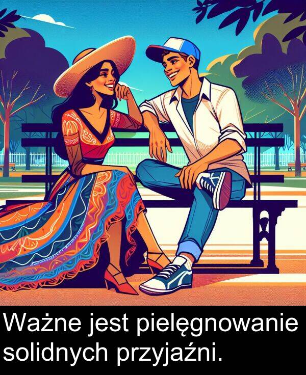 pielęgnowanie: Ważne jest pielęgnowanie solidnych przyjaźni.