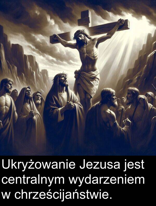 centralnym: Ukryżowanie Jezusa jest centralnym wydarzeniem w chrześcijaństwie.