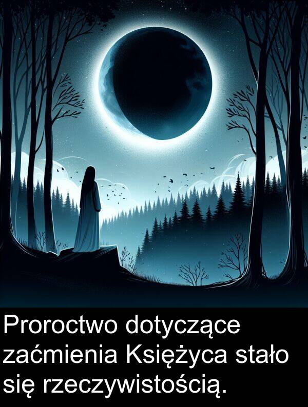 zaćmienia: Proroctwo dotyczące zaćmienia Księżyca stało się rzeczywistością.