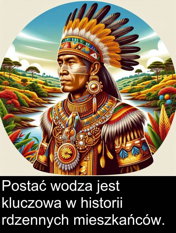 kluczowa: Postać wodza jest kluczowa w historii rdzennych mieszkańców.
