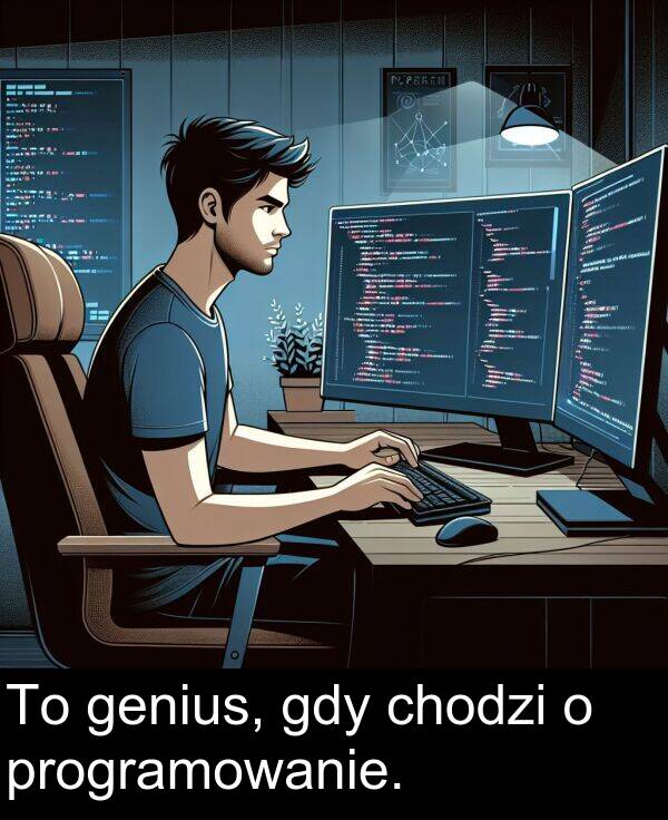 programowanie: To genius, gdy chodzi o programowanie.