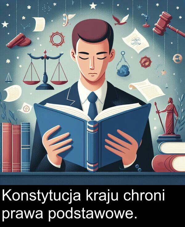 prawa: Konstytucja kraju chroni prawa podstawowe.