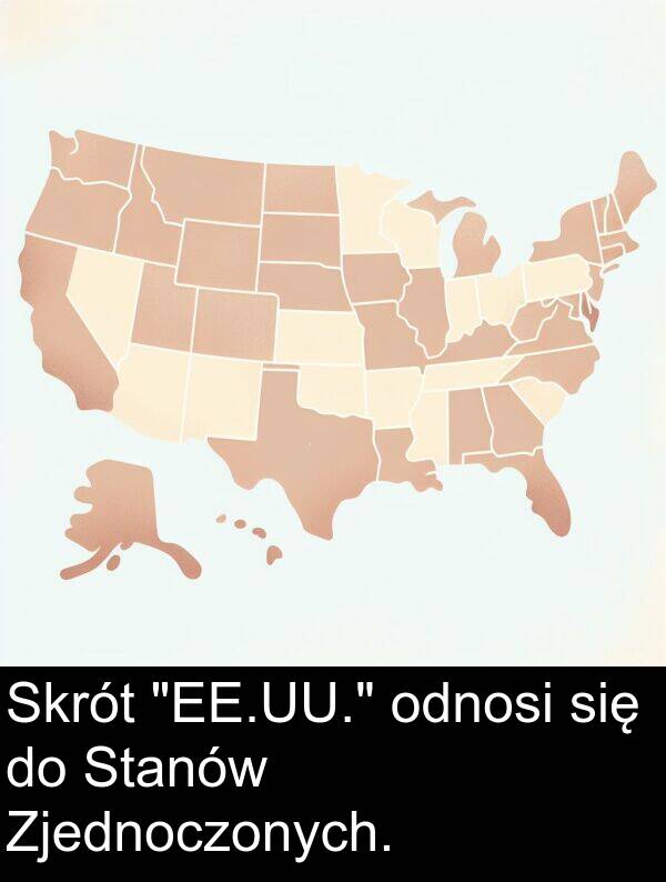 odnosi: Skrót "EE.UU." odnosi się do Stanów Zjednoczonych.