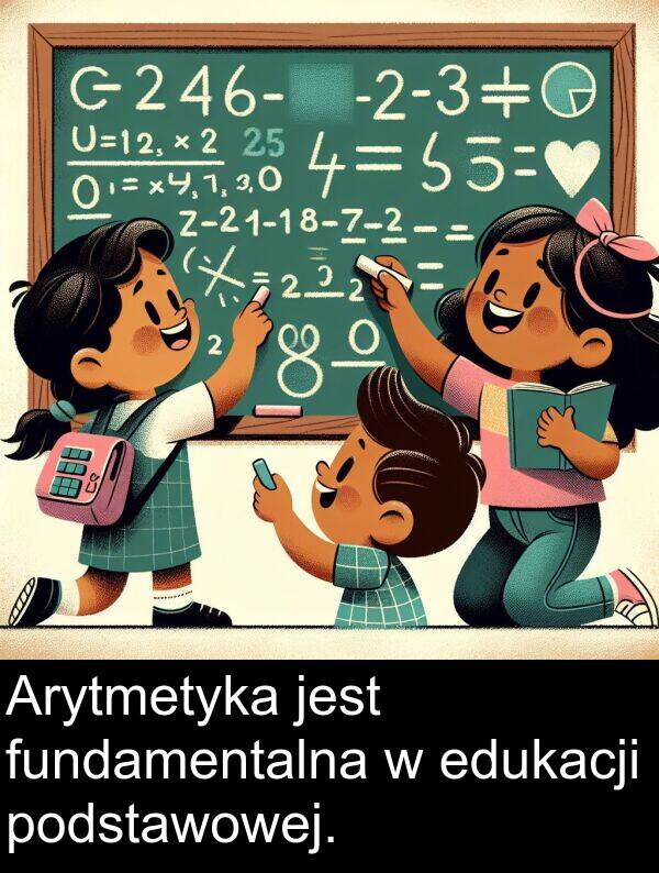 fundamentalna: Arytmetyka jest fundamentalna w edukacji podstawowej.