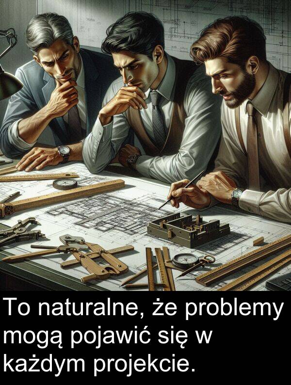projekcie: To naturalne, że problemy mogą pojawić się w każdym projekcie.