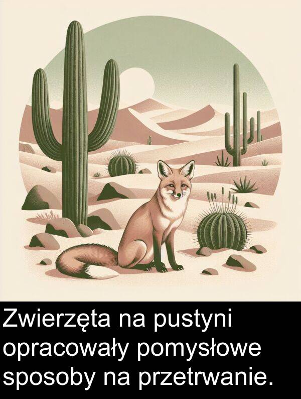 pustyni: Zwierzęta na pustyni opracowały pomysłowe sposoby na przetrwanie.