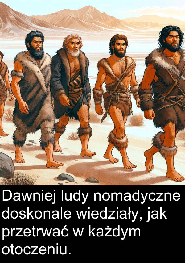 wiedziały: Dawniej ludy nomadyczne doskonale wiedziały, jak przetrwać w każdym otoczeniu.