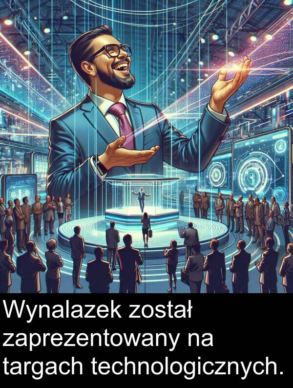 został: Wynalazek został zaprezentowany na targach technologicznych.