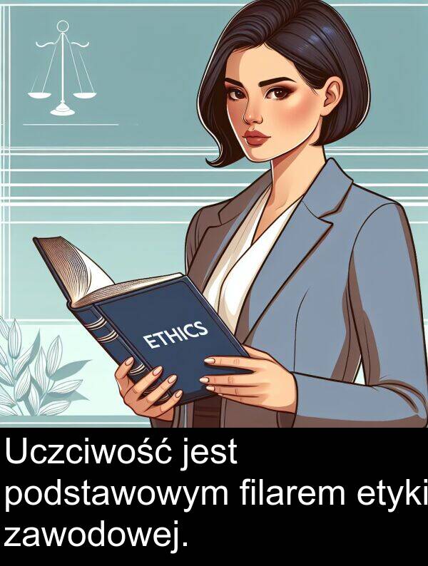 zawodowej: Uczciwość jest podstawowym filarem etyki zawodowej.