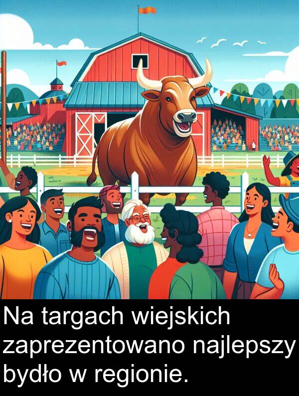targach: Na targach wiejskich zaprezentowano najlepszy bydło w regionie.