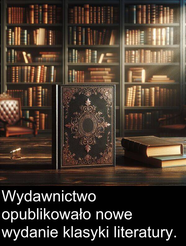 klasyki: Wydawnictwo opublikowało nowe wydanie klasyki literatury.