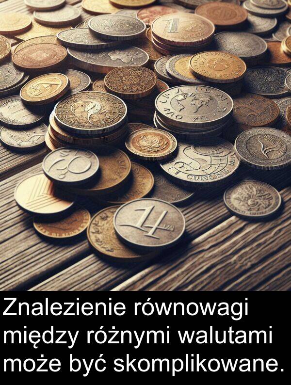 walutami: Znalezienie równowagi między różnymi walutami może być skomplikowane.