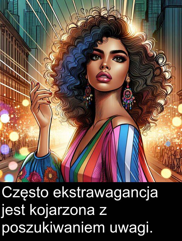 ekstrawagancja: Często ekstrawagancja jest kojarzona z poszukiwaniem uwagi.