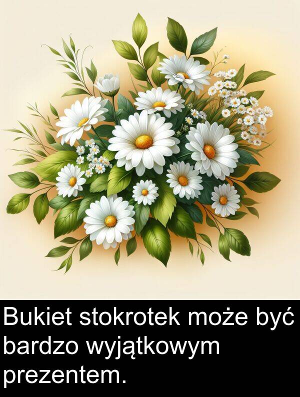 prezentem: Bukiet stokrotek może być bardzo wyjątkowym prezentem.