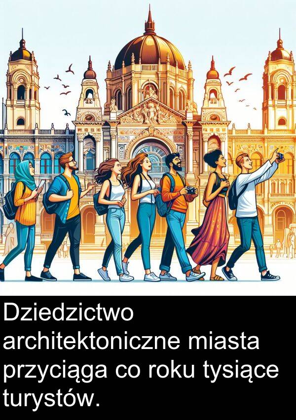 przyciąga: Dziedzictwo architektoniczne miasta przyciąga co roku tysiące turystów.