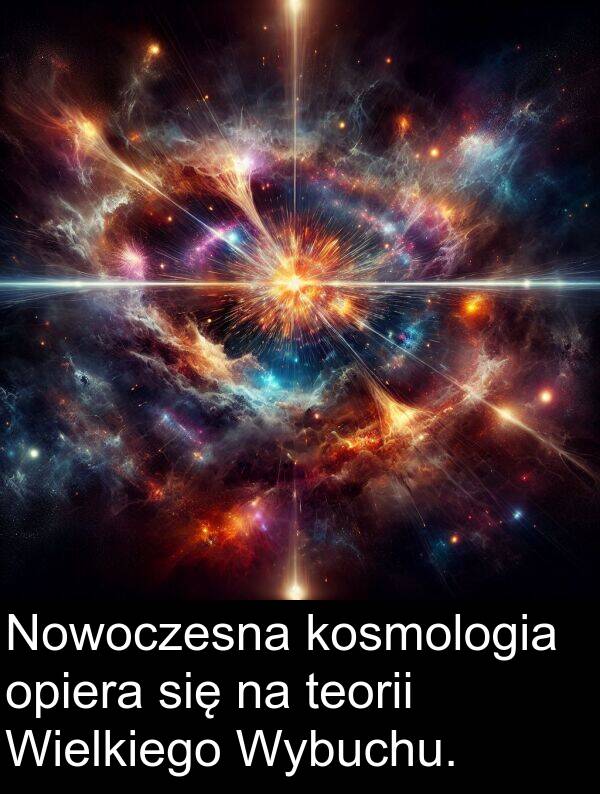 kosmologia: Nowoczesna kosmologia opiera się na teorii Wielkiego Wybuchu.